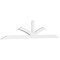Ekena Millwork Richland Architectural Grade PVC Gable Bracket, 108"W x 22 1/2"H x 2"D x 4"F, 5/12 Pitch GBP108X23X0204RIC00 - alternate 1